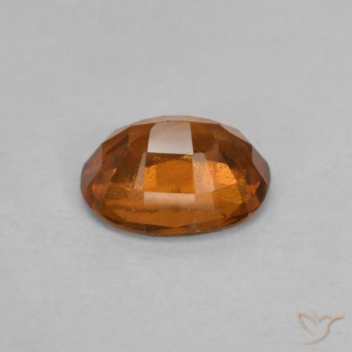 Granato hessonite Arancione scuro naturale da 1.64 ct, Ovale, VS-SI