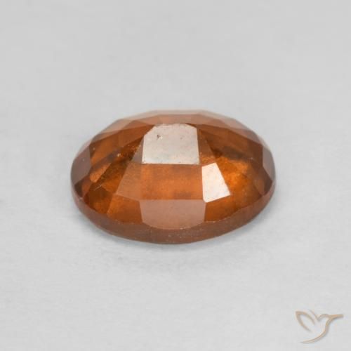 Granato hessonite Arancione scuro naturale da 2.33 ct, Ovale, VS-SI