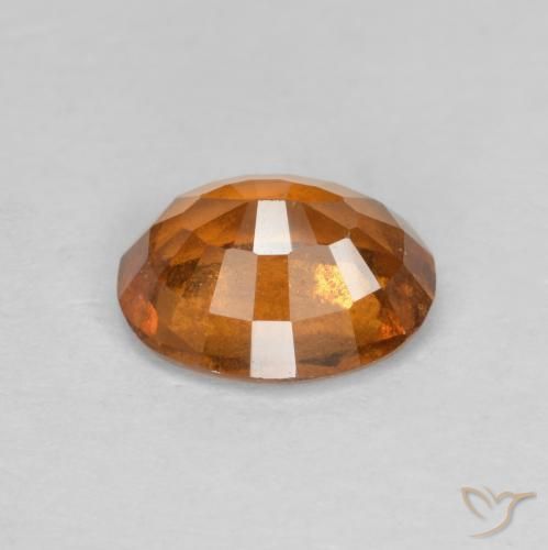 Granato hessonite Arancio giallastro naturale da 1.77 ct, Ovale, VS-SI