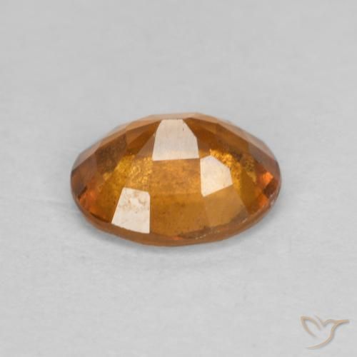 Granato hessonite Arancio Medio naturale da 1.26 ct, Ovale, VS-SI