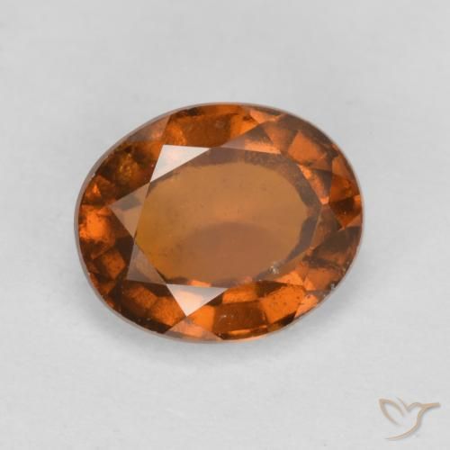 Granato hessonite Arancione Ambra naturale da 2.28 ct, Ovale, VS