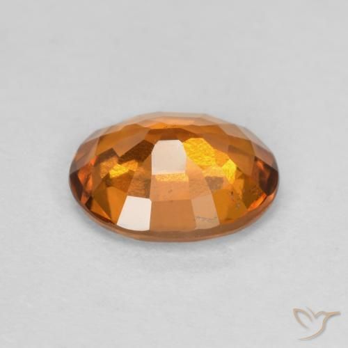 Granato hessonite Arancio Medio naturale da 1.69 ct, Ovale, VS