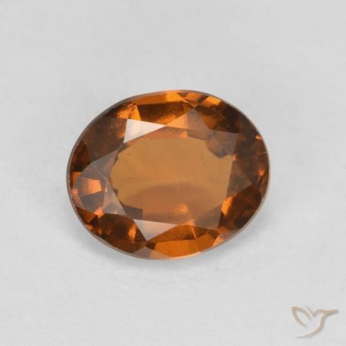 Granato hessonite Arancione Ambra naturale da 1.65 ct, Ovale, VS
