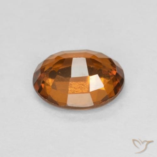 Granato hessonite Arancione Ambra naturale da 1.65 ct, Ovale, VS