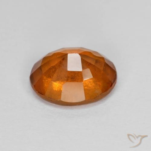 Granato hessonite Arancio Medio naturale da 1.76 ct, Ovale, VS-SI