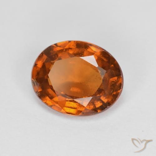 Granato hessonite Arancio Medio naturale da 1.97 ct, Ovale, VS-SI