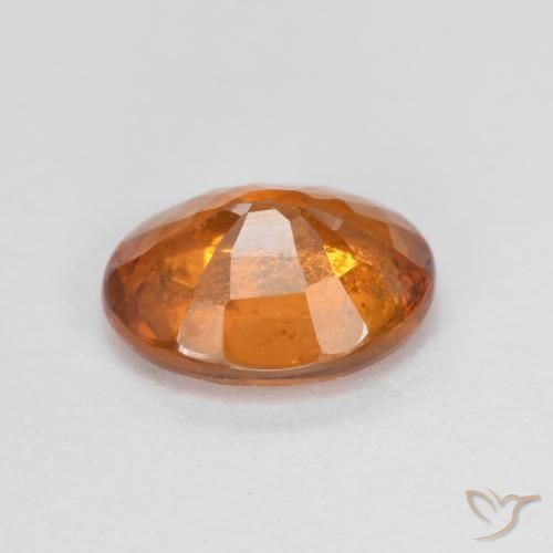 Granato hessonite Arancione scuro naturale da 1.75 ct, Ovale, VS-SI