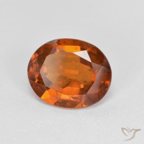 Granato hessonite Arancio medio-scuro naturale da 2.00 ct, Ovale, VS-SI
