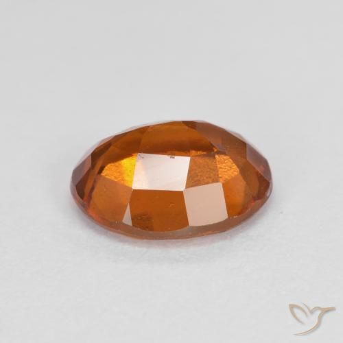 Granato hessonite Arancio medio-scuro naturale da 2.00 ct, Ovale, VS-SI