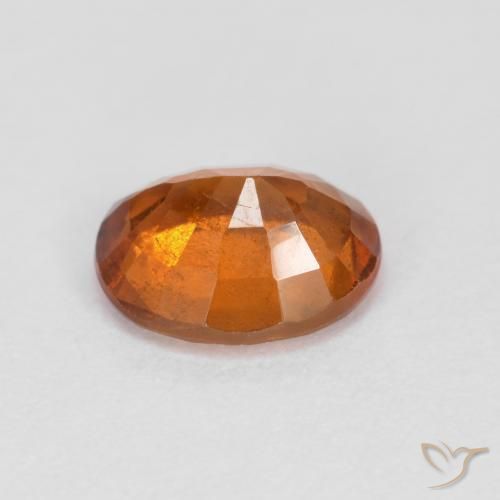 Granato hessonite Arancio medio-scuro naturale da 1.59 ct, Ovale, VS-SI
