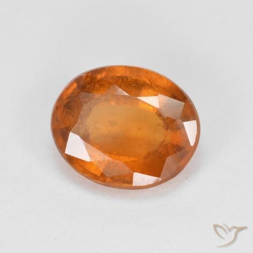 Granato hessonite Arancio Medio naturale da 2.14 ct, Ovale, VS-SI