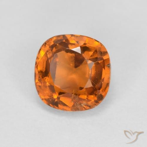 Granato hessonite Arancio Medio naturale da 0.93 ct, Cuscino, SI