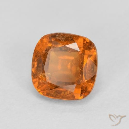Granato hessonite Arancione scuro naturale da 0.86 ct, Cuscino, SI
