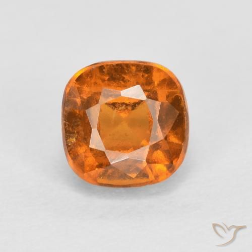 1.02ct Naturale Arancio Medio Granato hessonite, Cuscino, SI