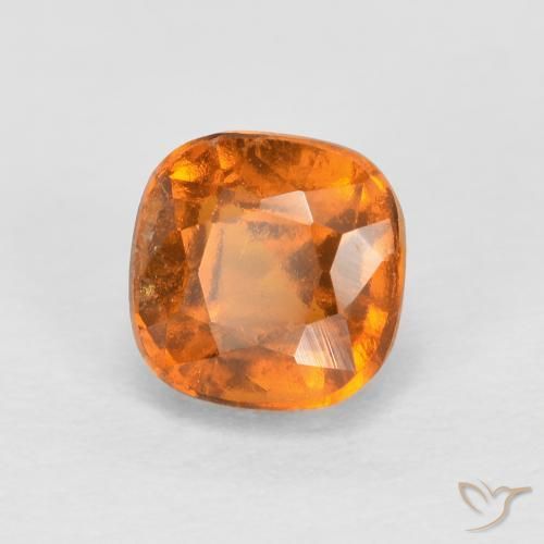Granato hessonite Arancio Medio naturale da 1.02 ct, Cuscino, SI