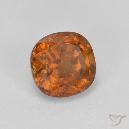 Granato hessonite Arancione scuro naturale da 0.93 ct, Cuscino, SI