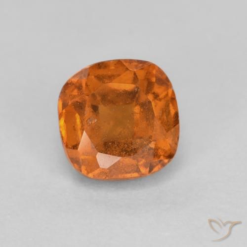 Granato hessonite Arancio medio-scuro naturale da 0.85 ct, Cuscino, SI
