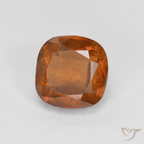 Granato hessonite Arancione rossastra naturale da 0.94 ct, Cuscino, SI