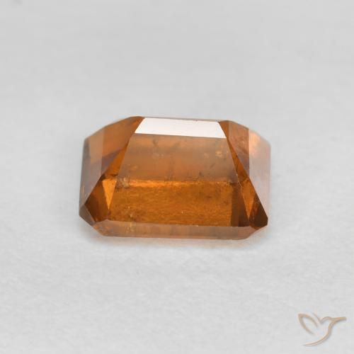 Granato hessonite Arancio Medio naturale da 1.25 ct, Ottagonale / Taglio smeraldo, VS-SI