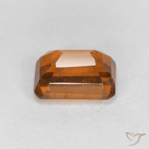 Granato hessonite Arancione Ambra naturale da 1.33 ct, Ottagonale / Taglio smeraldo, VS-SI