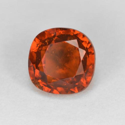 Granato hessonite Arancione scuro naturale da 1.52 ct, Taglio a cuscino, VS-SI