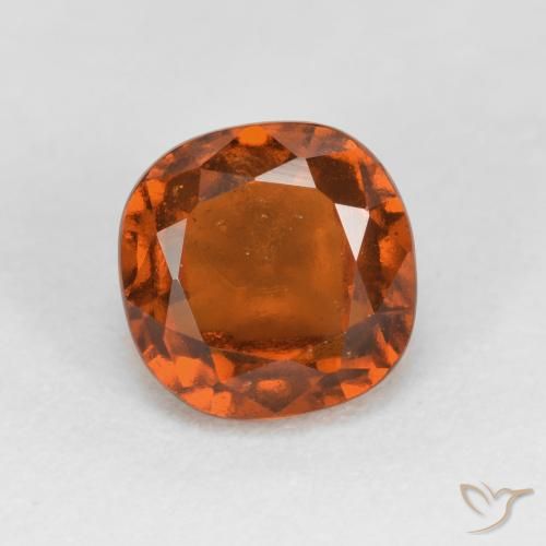 Granato hessonite Arancia Fuoco naturale da 1.56 ct, Cuscino, VS-SI