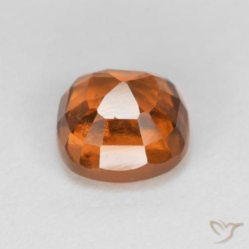 Granato hessonite Arancio Medio naturale da 1.52 ct, Cuscino, VS-SI