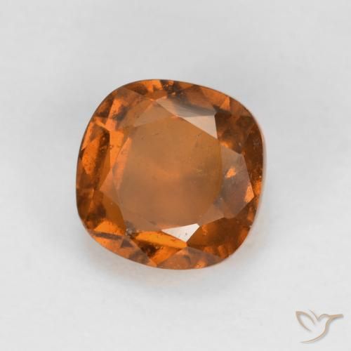 Granato hessonite Arancio medio-scuro naturale da 1.53 ct, Cuscino, VS-SI