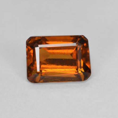 Granato hessonite Arancione Ambra naturale da 1.51 ct, Taglio smeraldo, VS