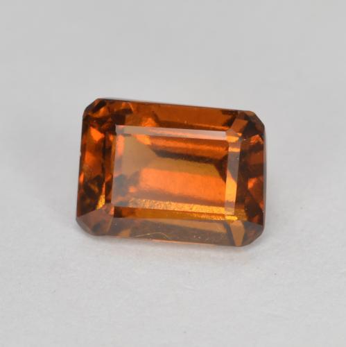 Granato hessonite Arancione Ambra naturale da 1.51 ct, Taglio smeraldo, VS