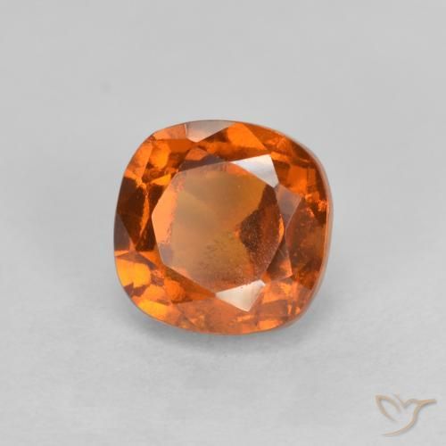 Granato hessonite Arancio medio-scuro naturale da 1.65 ct, Cuscino, VS