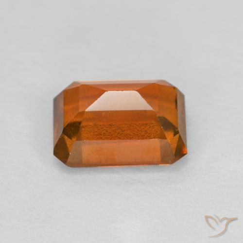 Granato hessonite Arancione Ambra naturale da 1.50 ct, Ottagonale / Taglio smeraldo, VS