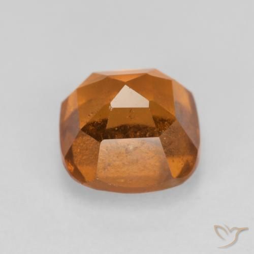 Granato hessonite Arancio giallastro naturale da 1.52 ct, Cuscino, VS-SI