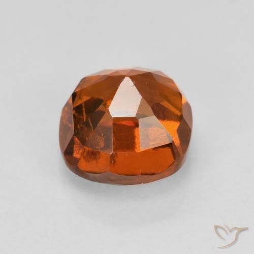 Granato hessonite Arancione scuro naturale da 1.46 ct, Cuscino, VS-SI