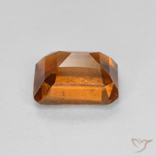 Granato hessonite Arancione Ambra naturale da 1.46 ct, Ottagonale / Taglio smeraldo, VS-SI