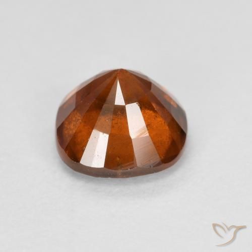 Granato hessonite Arancione scuro naturale da 1.24 ct, Cuscino, VS-SI