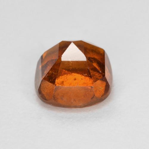 Granato hessonite Arancione Ambra naturale da 1.47 ct, Taglio a cuscino, VS-SI