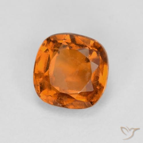 Granato hessonite Arancia Fuoco naturale da 1.34 ct, Cuscino, VS-SI