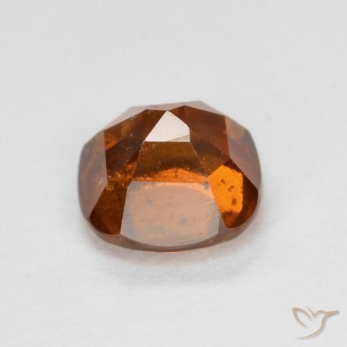 Granato hessonite Arancione scuro naturale da 1.34 ct, Cuscino, VS-SI