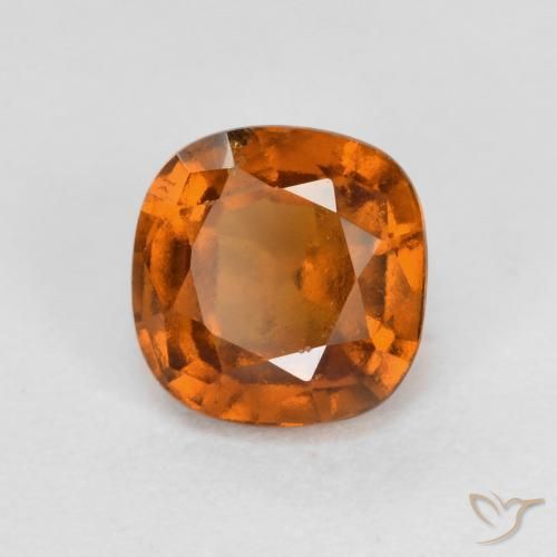 Granato hessonite Arancio medio-scuro naturale da 1.37 ct, Cuscino, VS-SI