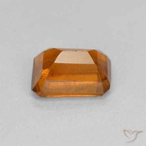 Granato hessonite Arancio medio-scuro naturale da 1.43 ct, Ottagonale / Taglio smeraldo, VS-SI