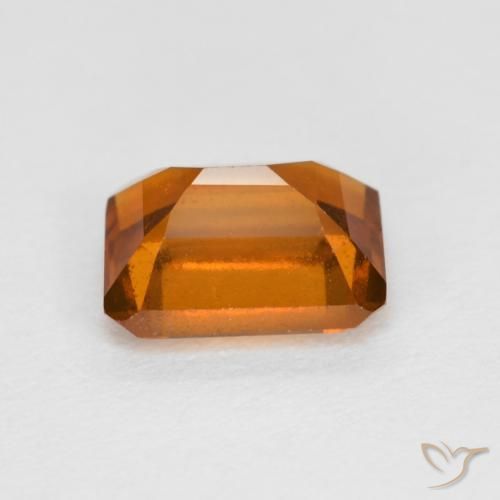 Granato hessonite Arancio Medio naturale da 1.44 ct, Ottagonale / Taglio smeraldo, VS