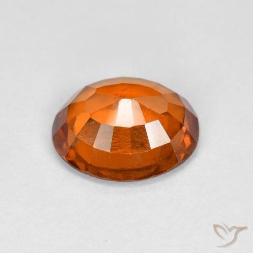Granato hessonite Arancio medio-scuro naturale da 2.45 ct, Ovale, VVS-VS