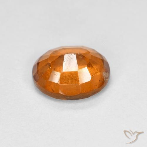 Granato hessonite Arancio Medio naturale da 1.89 ct, Ovale, VS