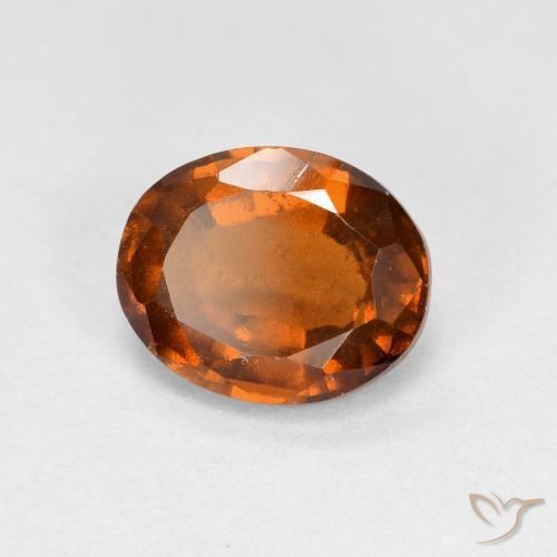 Granato hessonite Arancione Ambra naturale da 1.89 ct, Ovale, VS