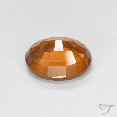 Granato hessonite Arancione scuro naturale da 2.07 ct, Ovale, VS