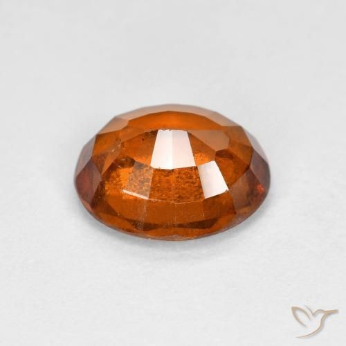 Granato hessonite Arancio medio-scuro naturale da 1.62 ct, Ovale, VS
