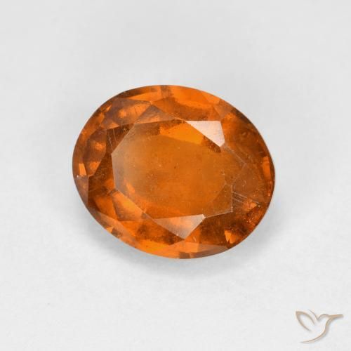 Granato hessonite Arancio medio-scuro naturale da 2.48 ct, Ovale, VS