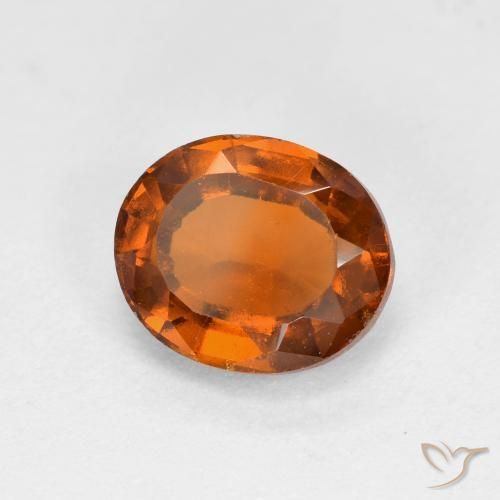 Granato hessonite Arancio medio-scuro naturale da 2.14 ct, Ovale, VS