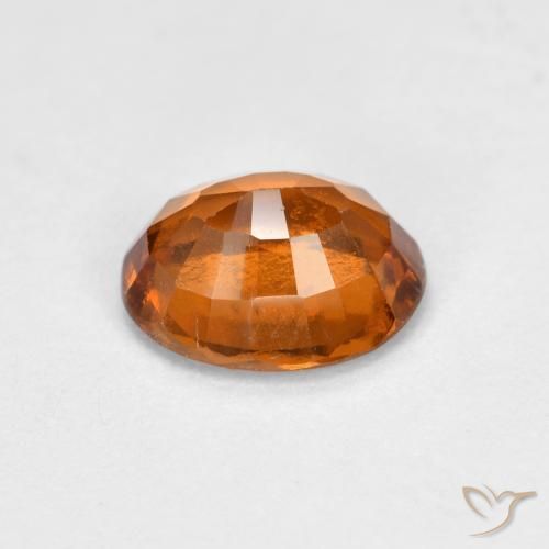 Granato hessonite Arancio Medio naturale da 1.54 ct, Ovale, VS